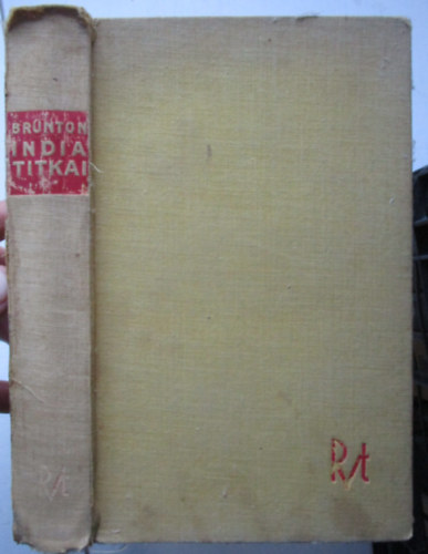 P. Brunton - India titkai