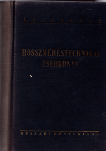 Berndt-Kienzle - Hosszmrstechnikai zsebknyv