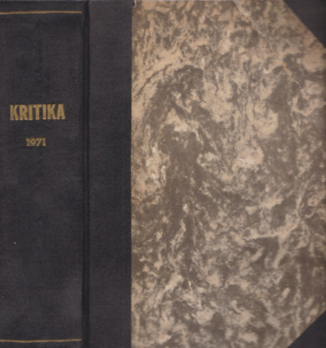 lmsi Mikls (szerk.), Diszegi ndrs (szerk.), Wber Antal (szerk) - Kritika IX. vfolyam (1971) - 1-12.szm (egybektve)
