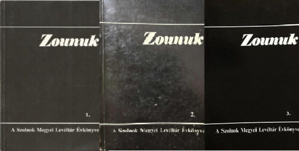 Botka J�nos (szerk.) - Zounuk 1-3.