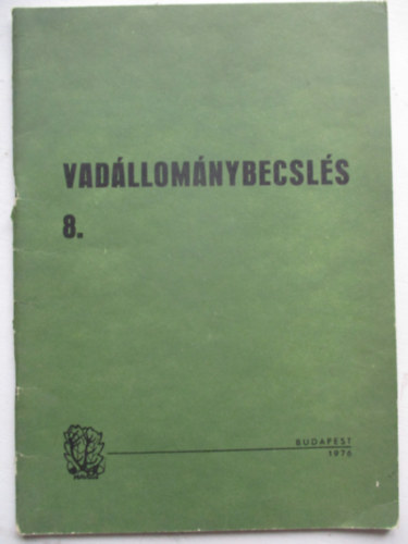 Ádámfi Tamás - Vadállománybecslés 8.