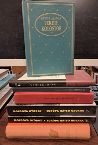 Moldova György, Ráth-Végh István, Darvas József, Kuncz Aladár, Bächer Iván, Kondor László - 6 db-os magyar szépirodalmi KÖNYVMENTŐ AJÁNLAT: Csak néhány év+ Vendégkönyv+ Fekete kolostor+ A törökverő+ Szerelem, házasság+ Európa hátsó udvara I-II.