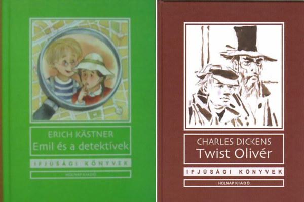 Erich Kstner, Charles Dickens - Emil s a detektvek + Twist Olivr ( 2 ktet )