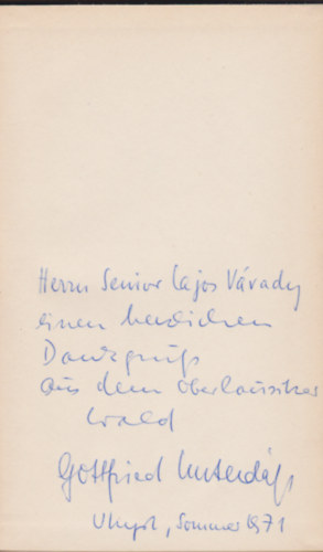 Gottfried Unterdorfer - Nicht die B�ume allein