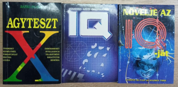 Bnki M. Csaba, Flamm Zsuzsa dr. - 3 db IQ knyv: Agyteszt - IQ tesztek - Nvelje az IQ-jt