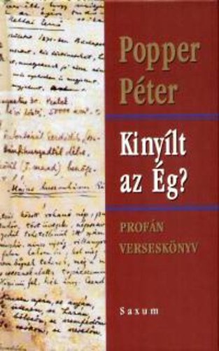 Popper Péter - Ki nyílt az Ég?