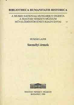 Huszár Lajos - Személyi érmek