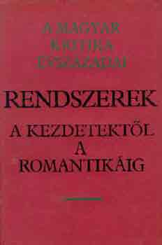S�t�r Istv�n (szerk.) - Rendszerek a kezdetekt�l a romantik�ig I.