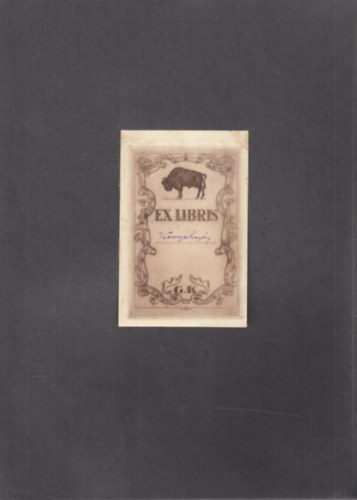 Ex Libris Conrad Gyula grafikus (eredeti nyomat)