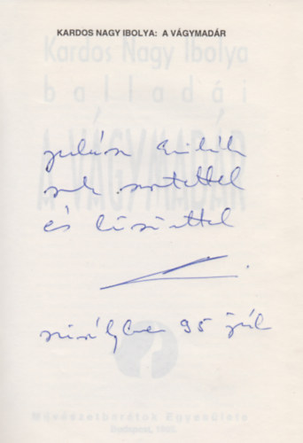 Kardos Nagy Ibolya - A v�gymad�r