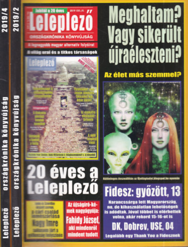 T�ke P�ter (f�szerk.) - 2 db. Leleplez� k�nyv�js�g (2019/II. �s IV.)