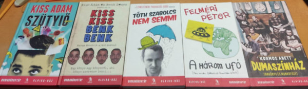 Tth Szabolcs, Felmri Pter, Kormos Anett, Kiss dm, Benk Dnes - 5 db Dumaknyvtr: A hrom uf + Dumasznhz: Tanknyv s munkafzet + Kiss, Kiss, Benk, Benk + Nem semmi + Sztyi