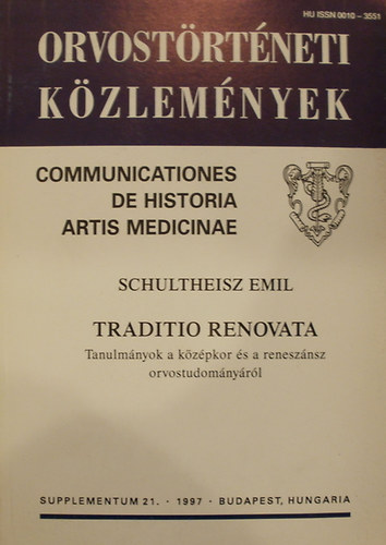 Schultheisz Emil - Traditio Renovata