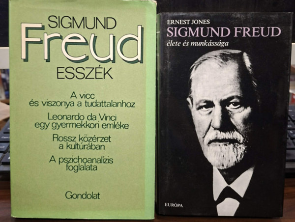Sigmund Freud, Ernest Jones - Sigmund Freud Esszék, Sigmund Freud élete és munkássága (2db mű)