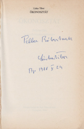 Lista Tibor - konosztt