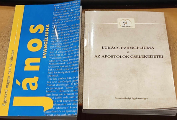 Borvet Bla (szerk.), Hr Szabolcs - Jnos evangliuma (Egyszer magyar nyelv vltozat) + Lukcs evangliuma - Az apostolok cselekedetei (2 ktet)