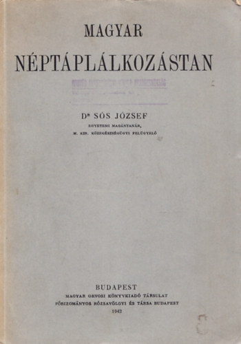 S�s J�zsef dr. - Magyar n�pt�pl�lkoz�stan