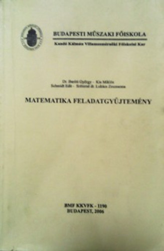 Dr. Barti-Kis-Schmidt-Srtern - Matematikai feladatgyjtemny