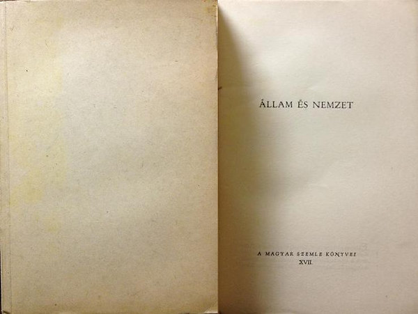 Szekf� Gyula - �llam �s nemzet
