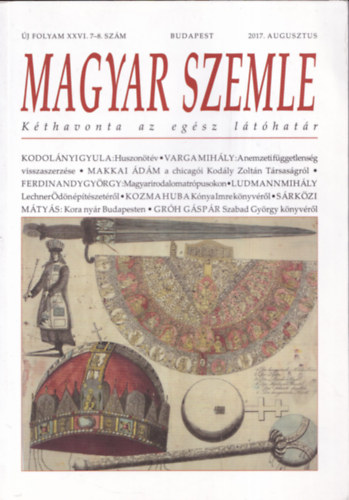 Grh Gspr (fszerk.) - Magyar Szemle XXVI. 7-8.szm (2017.augusztus)