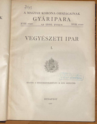 A magyar korona orsz�gainak gy�ripara - Vegy�szeti ipar I.