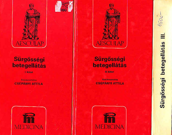 Cs�p�nyi Attila (szerk.); Aesculap - S�rg�ss�gi betegell�t�s I-III.