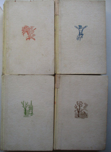 Nyírő József - 4 db Nyírő kötet (Jézusfaragó ember, A sibói bölény, Isten igájában, Halhatatlan élet)