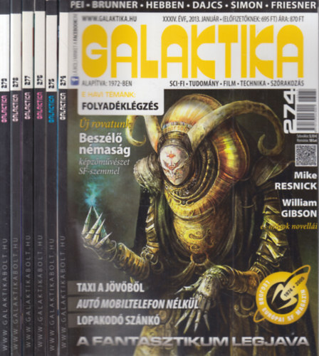 Burger Istv�n (f�szerk.) - Galaktika 2013/1-6. (274-279. sz�mok)