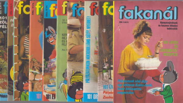 Tiszai L�szl� (szerk.) - 10 db Fakan�l magazin 101 sz�m