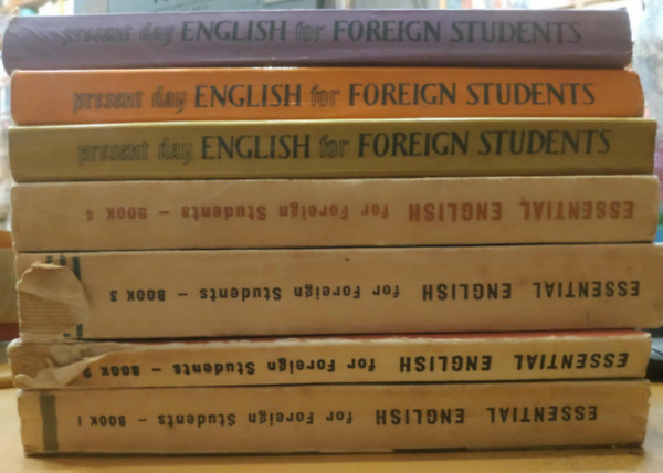 C. E. Eckersley, E. Frank Candlin - 7 db Essential English for Foreign Students Book 1-4 + Present Day English for Foreign Students Book 1-3