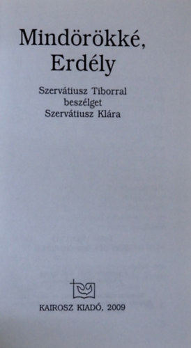 S - Szervtiusz Klra