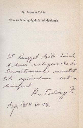 Dr. Antalóczy Zoltán - Szív- és érbetegségekről mindenkinek
