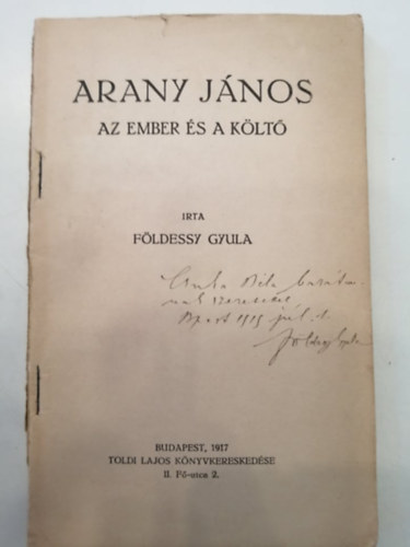 Fldessy Gyula - Arany Jnos az ember s a klt