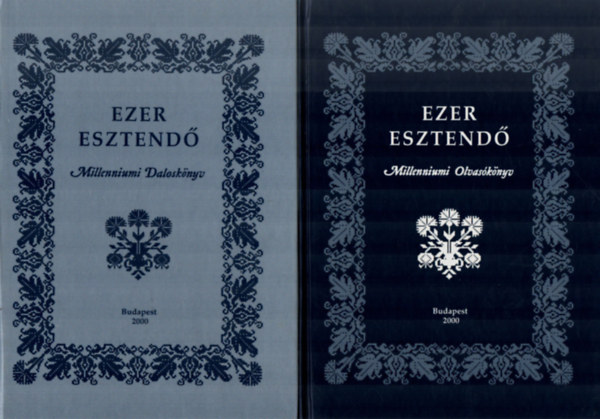 Budapest - Ezer esztend-millenniumi olvas-s dalosknyv I-II.