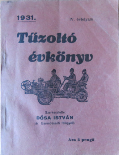 Dsa Istvn (szerk.) - Tzolt vknyv 1931