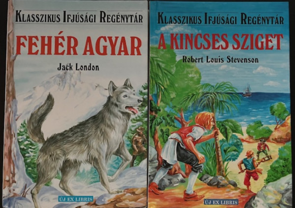 Jack London, Robert Louis Stevenson - Ifjsgi regnyek knyvcsomag (2 ktet )