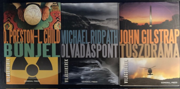 Douglas Preston, Lincoln Child, Michael Ridpath, John Gilstrap - Bnjel + Olvadspont + Tszdrma (3 ktet )