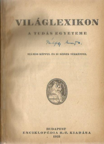 Vilglexikon - A tuds egyeteme