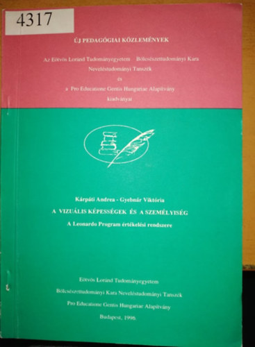 Gyebn�r Vikt�ria, K�rp�ti Andrea - A vizu�lis k�pess�gek �s a szem�lyis�g