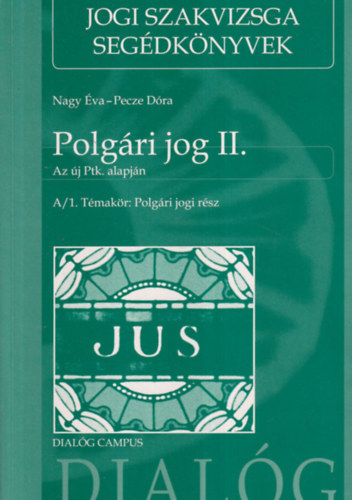 Nagy va, Pecze Dra - Polgri jog II. (A/1. tmakr: Polgri jogi rsz)