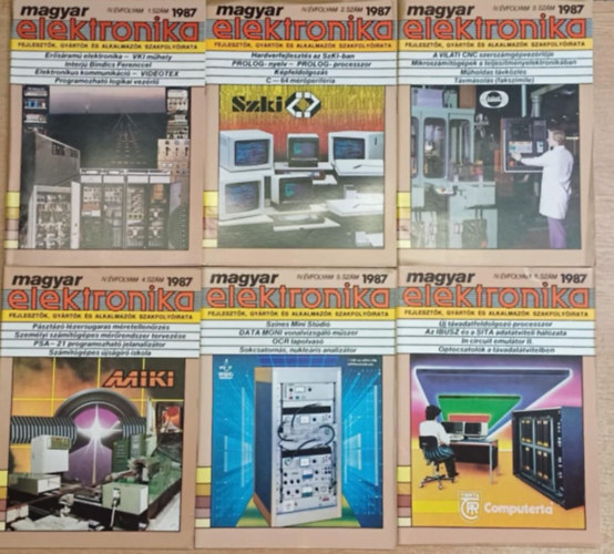 Dr. Horv�th P�ter - Magyar elektronika IV. �vfolyam 1987. 1-12. sz�m (teljes)