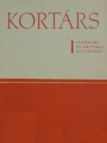 Kort�rs Irodalmi �s kritikai foly�irat 1965 aulgusztus