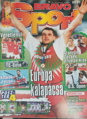 Buzg Jzsef (szerk.) - Bravo Sport - I. vfolyam 28. szm (1998. augusztus 26. - szeptember 1.)