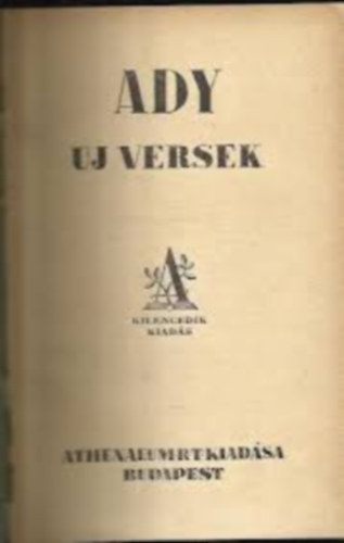 Ady - Uj versek