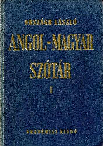 Orszgh Lszl - Angol-Magyar Sztr I-II.