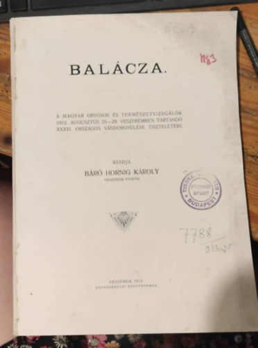 Br Hornig Kroly - Balcza
