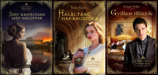 Edith Kneifl, Frank Tallis - 3 db krimi a Monarchia Krimik sorozatbl: Szp kastlyban szp halottak + Halltnc harangszra + Gyilkos illzik