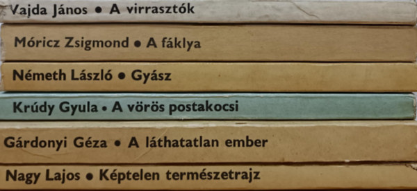 Vajda Jnos, Mricz Zsigmond, Lszl Nmeth, Krdy Gyula, Grdonyi Gza, Nagy Lajos - Olcs knyvtr knyvcsomag