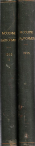 Moderne Bauformen 1935/1-12. (Teljes vfolyam, kt ktetbe ktve)