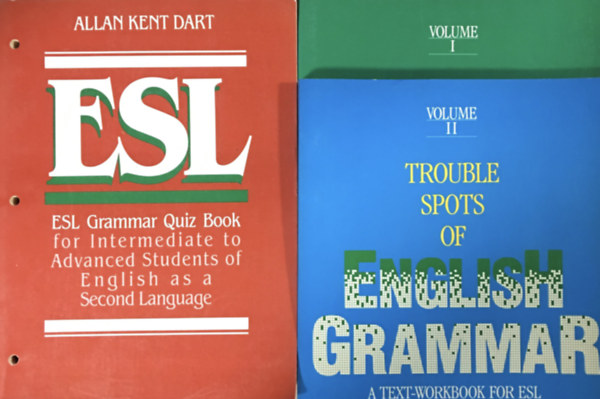 Mary Jane Cook - Allan Kent Dart - Trouble Spots of English Grammar - A Text-Workbookfor ESL I.-II. + ESL Grammar Quiz Book for Intermediate to Advanced Students of English as a Second Language (3 k�tet)